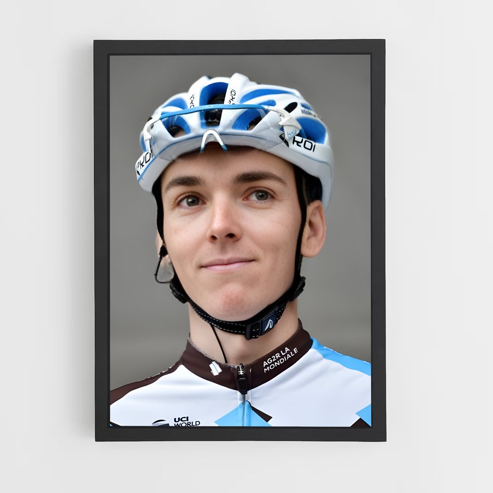 Poster Romain bardet vélo – affiche Cyclisme (vue 2)